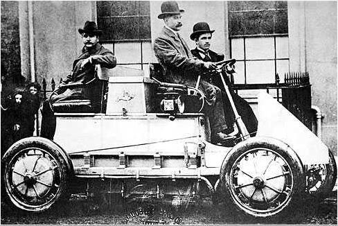 coche hibrido año 1900