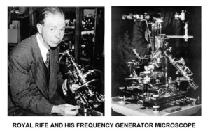RAYMOND RIFE, EL CANCER TIENE CURA MEDIANTE FRECUENCIAS ELECTRICAS