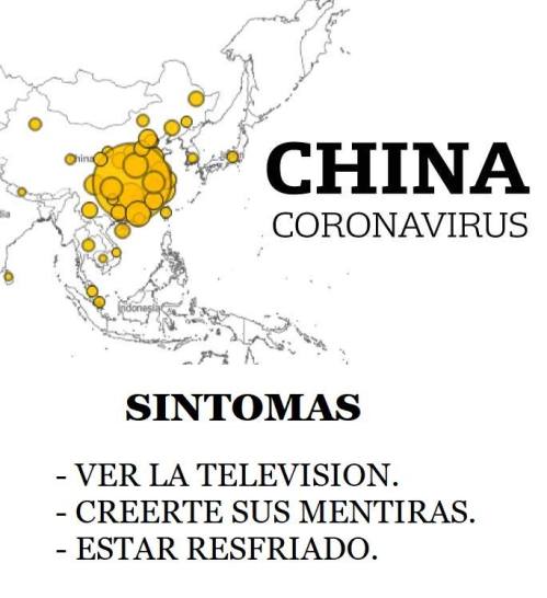 CORONAVIRUS, un cuento chino, otro fraude