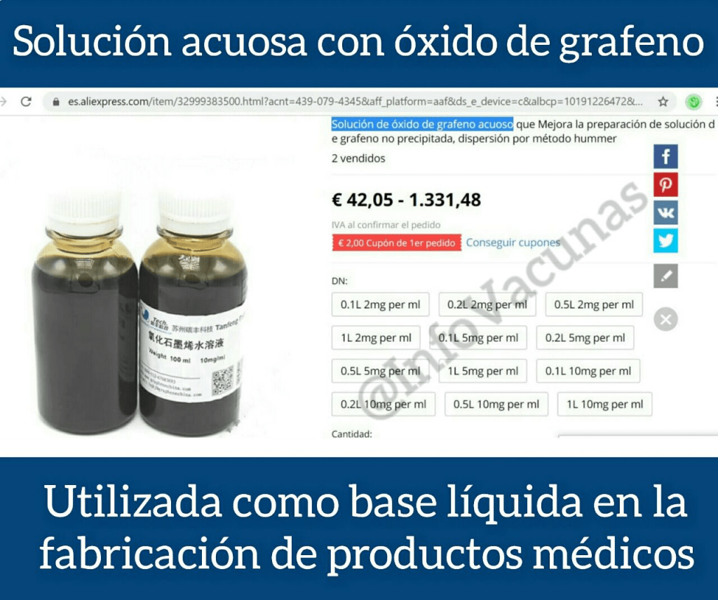 ¿SARS-COV2 u ÓXIDO DE GRAFENO?
